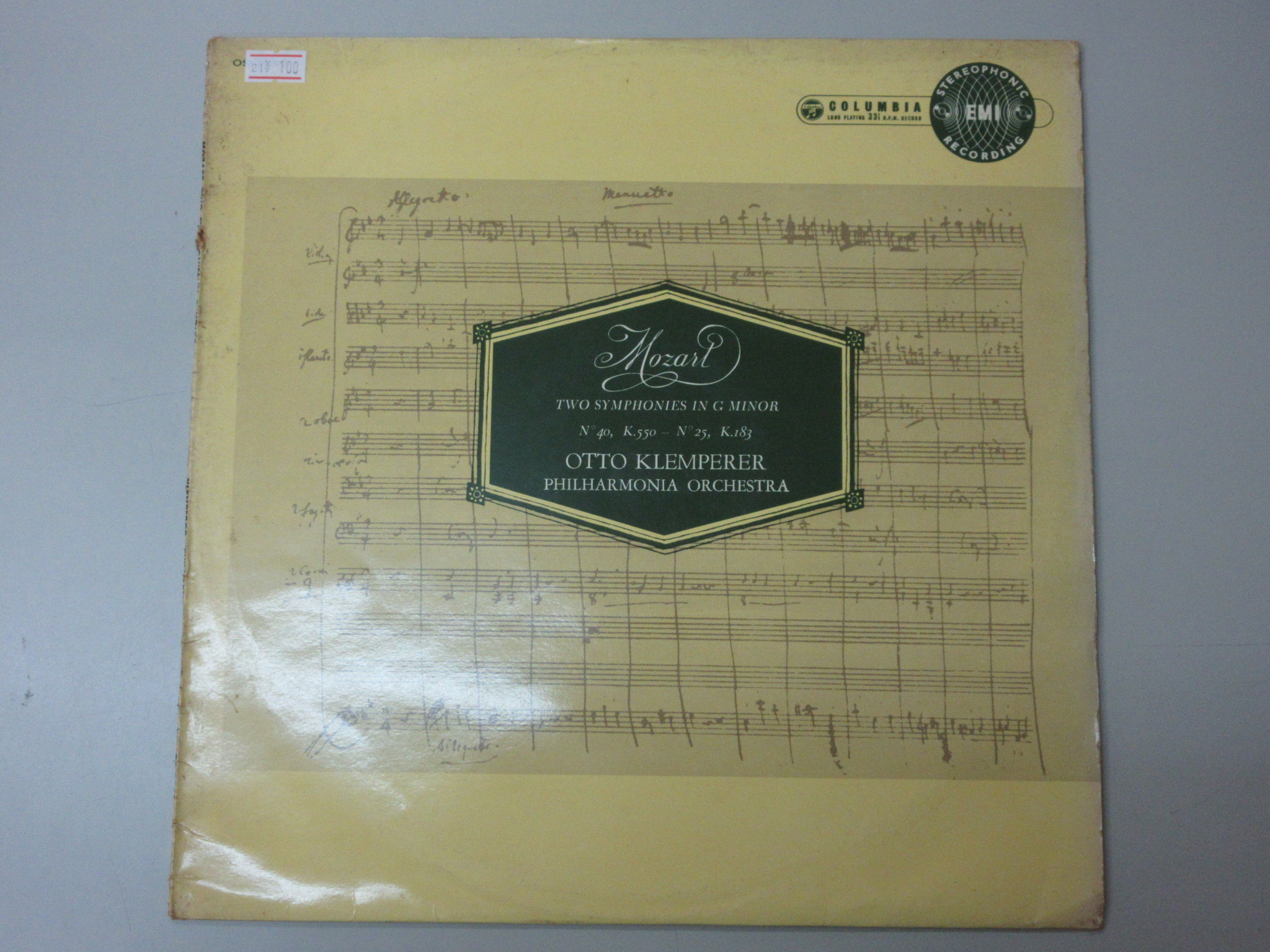 Mozart - Otto Klemperer, Philharmonia Orchestra - Two Symphonies In G Minor[OS-3086]
