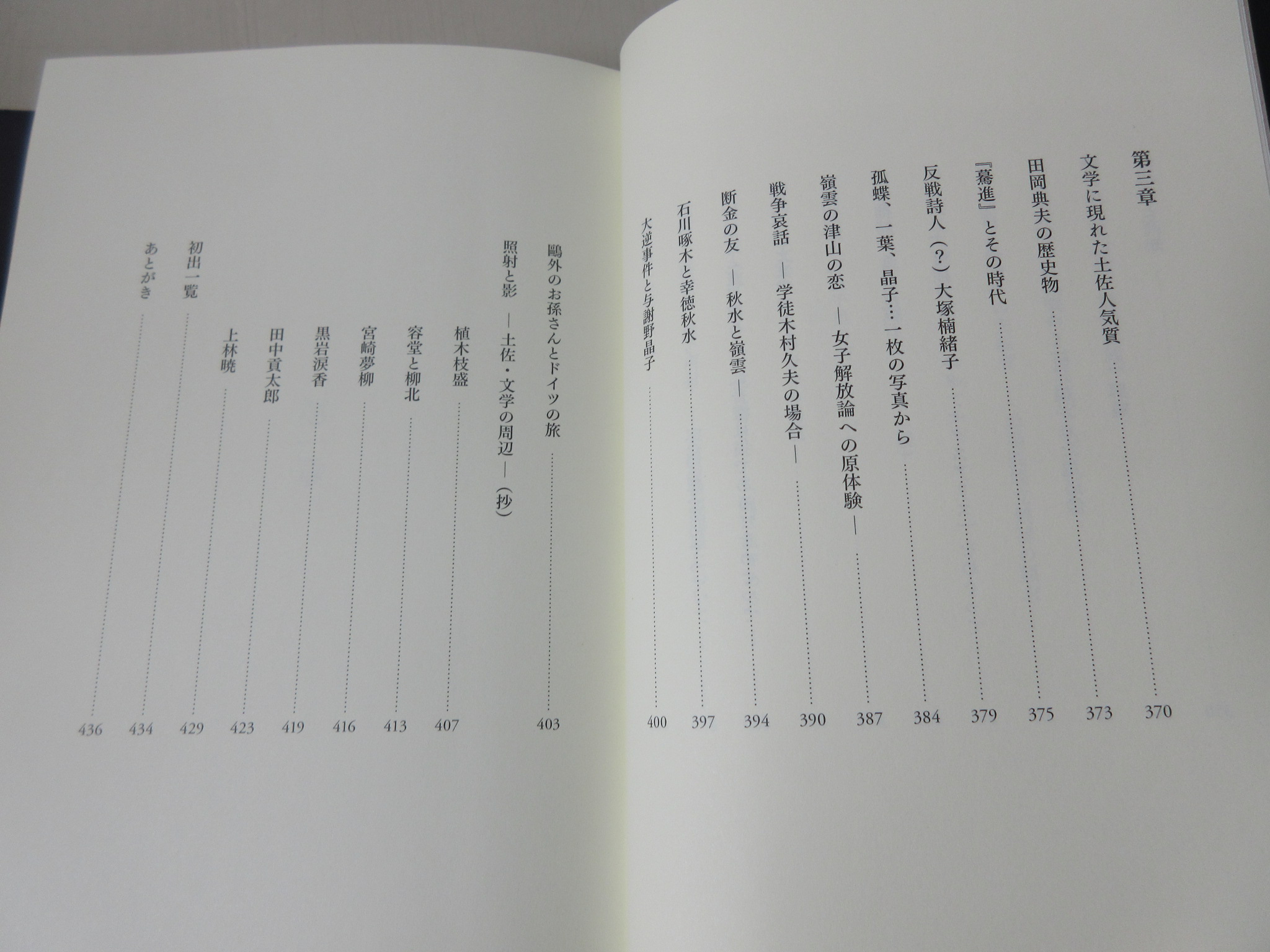 高知の近代文学を掘る　高橋正　2016年4月　カタオカ印刷